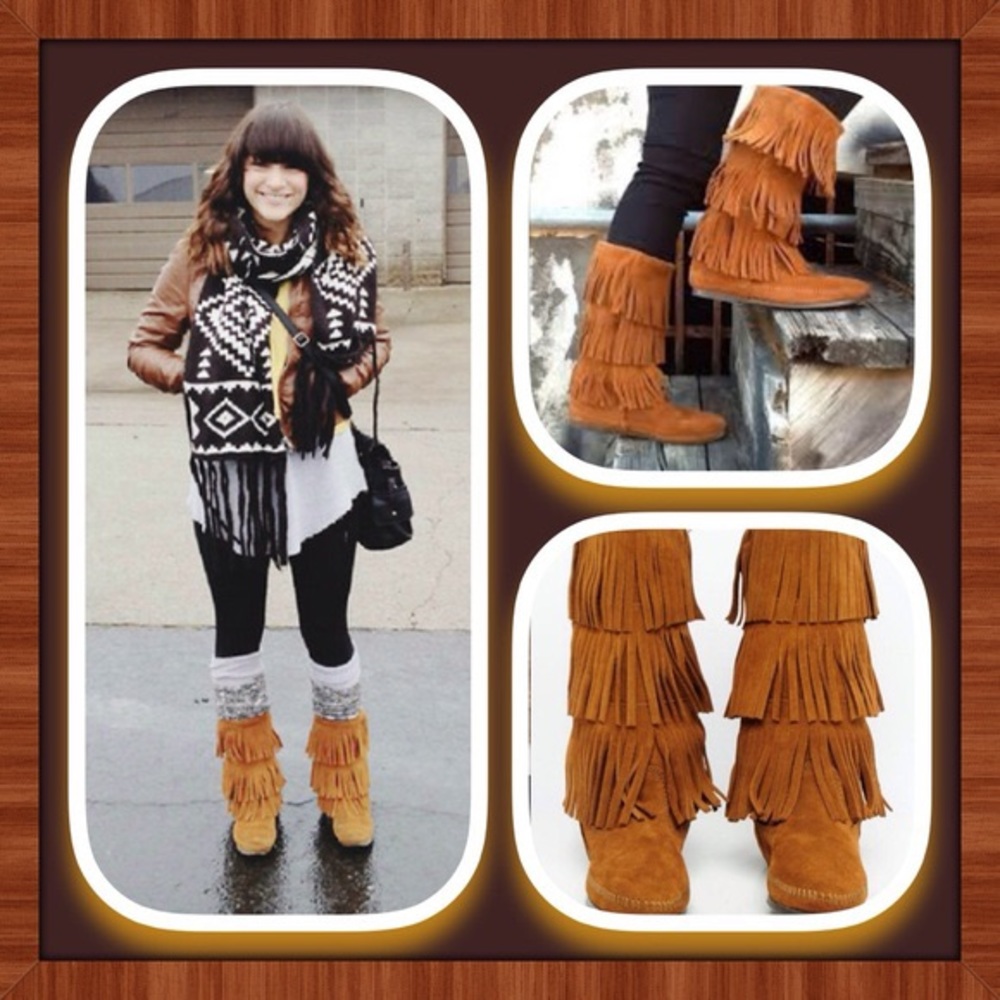 3-Layer Fringe Boot - image 1